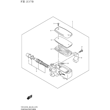 FRONT MASTER CYLINDER (VZR1800)