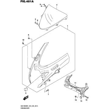 COWLING BODY (GSX-R600Z)