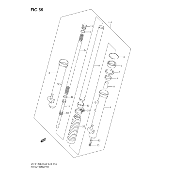 FRONT DAMPER (DR-Z125L3 E33)