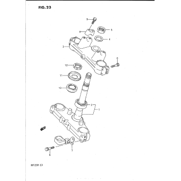 STEERING STEM (MODEL K)
