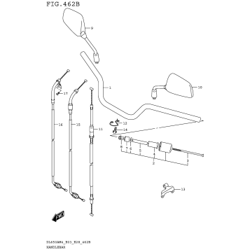 HANDLEBAR (DL650AM4 E28)