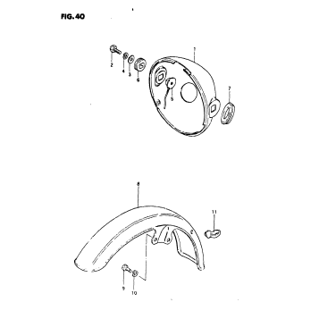 HEADLAMP HOUSING - FRONT FENDER