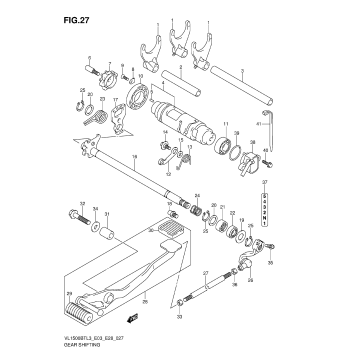 GEAR SHIFTING (UP TO JS1VY56A D2 100917)