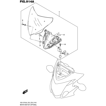 METER VISOR SET (OPTIONAL)