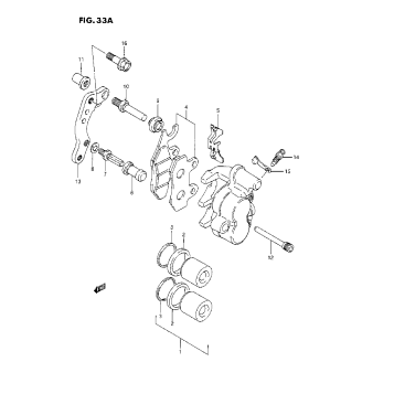 FRONT CALIPER (M/N/P/R)