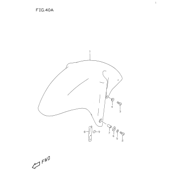 FRONT FENDER (MODEL W/X)