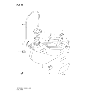 FUEL TANK (RM-Z450 K8/K9/L0)