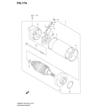 STARTING MOTOR (SEE NOTE)
