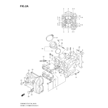 FRONT CYLINDER HEAD (MODEL K7)