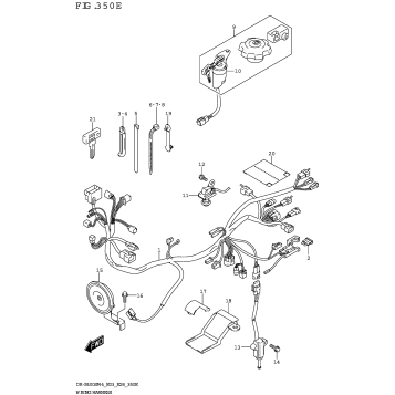 WIRING HARNESS (DR-Z400SM:E33)