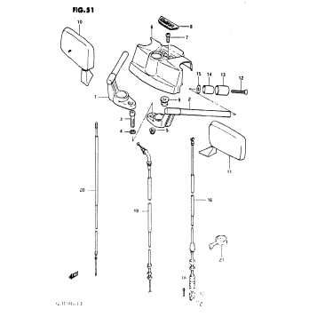 HANDLEBAR (GS1150ES3/ESE/ESF)