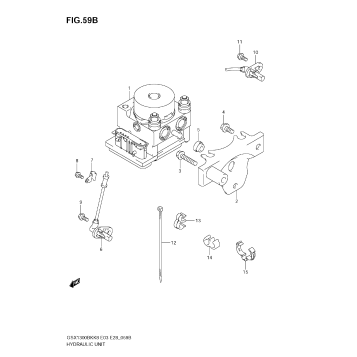 HYDRAULIC UNIT (GSX1300BKAK8/AK9)