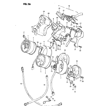 SPEEDOMETER-TACHOMETER (MODEL Z)