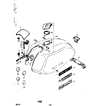 FUEL TANK [ (2) GT750K
