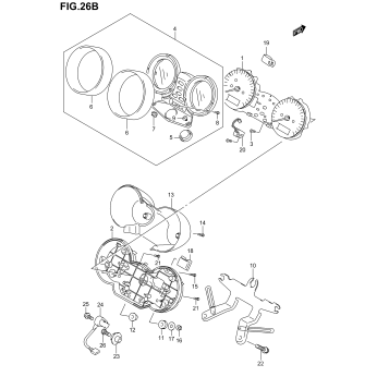 SPEEDOMETER (GSF1200K1)