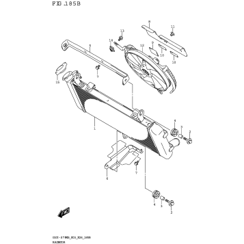 RADIATOR (GSX-S750,GSX-S750Z)
