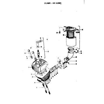 CYLINDER - AIR CLEANER