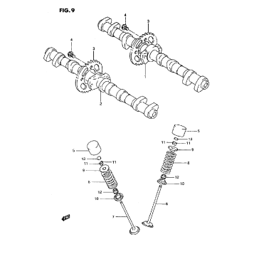 CAM SHAFT - VALVE