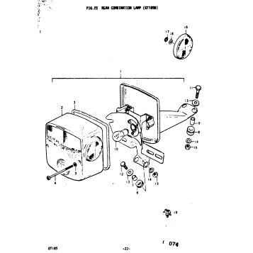 REAR COMBINATION LAMP (GT185B)
