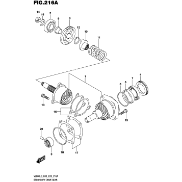 SECONDARY DRIVE GEAR