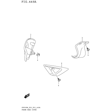 FRAME HEAD COVER (SV650M4 E03)