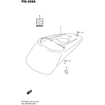 FUEL TANK FRONT COVER
