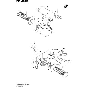 HANDLE LEVER (DR-Z125LL8 E03)