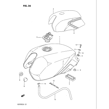 FUEL TANK (GS550ESF/ESG)