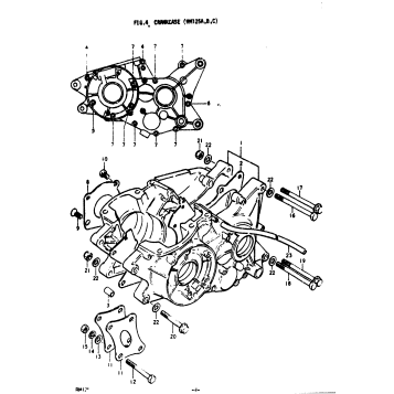 CRANKCASE (RM125A