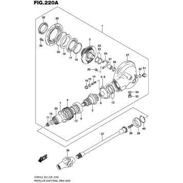 PROPELLER SHAFT/FINAL DRIVE GEAR