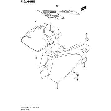 FRAME COVER (DR-Z400SML6 E28)