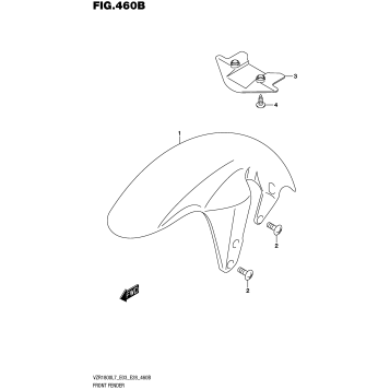 FRONT FENDER (FOR PGZ) (VZR1800BZL7 E03)