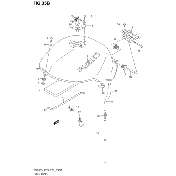 FUEL TANK (MODLE K1)