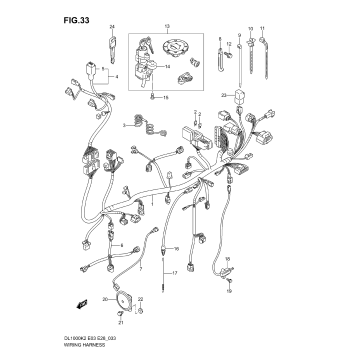 WIRING HARNESS (MODEL K2/K3)