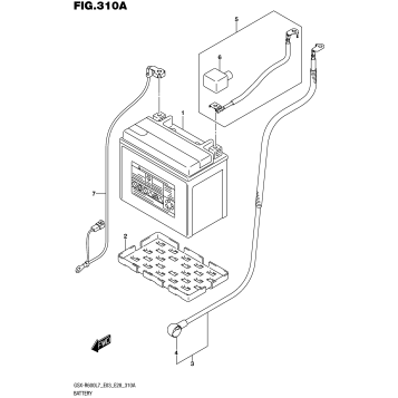 BATTERY (GSX-R600L7 E03)