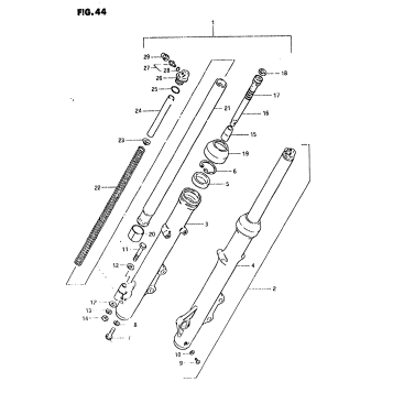 FRONT FORK (MODEL X)