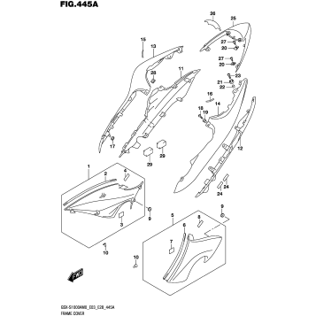 FRAME COVER (GSX-S1000A)
