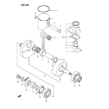 CRANKSHAFT (P/R)