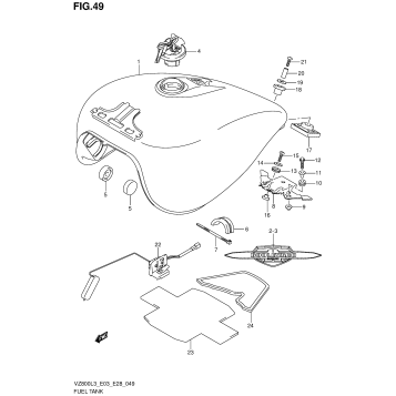 FUEL TANK (VZ800L3 E33)