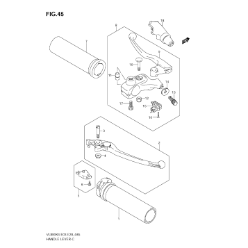 HANDLE LEVER (MODEL K6)