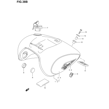 FUEL TANK (MODEL K3)