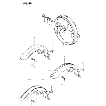 HEADLAMP HOUSING - FRONT FENDER