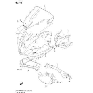 COWLING BODY (MODEL K3)