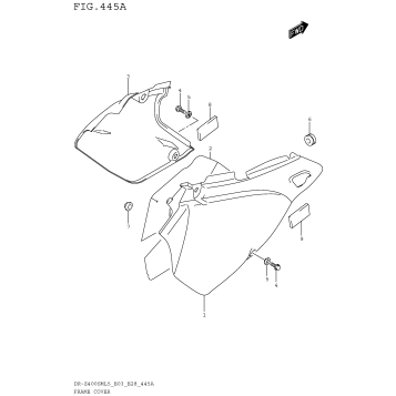 FRAME COVER (DR-Z400SML5 E03)