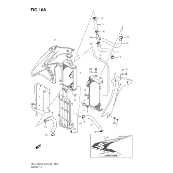 RADIATOR (RM-Z450 L0)