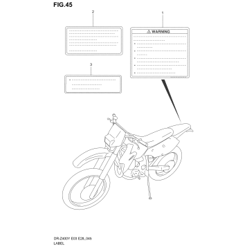LABEL (MODEL Y/K1/K2/K3)