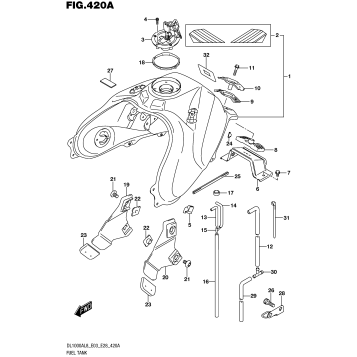 FUEL TANK (DL1000AL8 E03) (FOR YU1)
