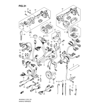 WIRING HARNESS (AN400AL3 E33)