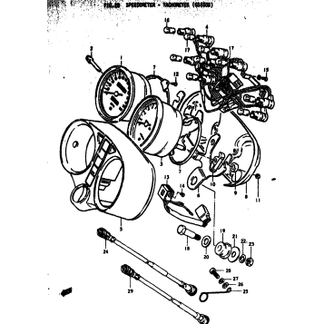 SPEEDOMETER - TACHOMETER (G55508)