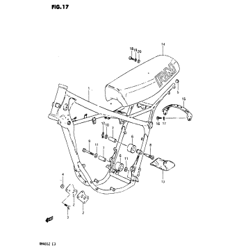 FRAME - SEAT (MODEL X)